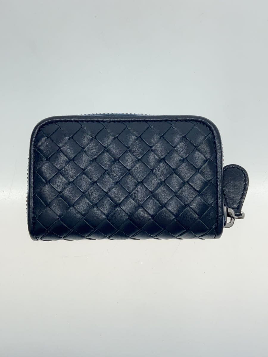 【中古】BOTTEGA VENETA◆コインケース/レザー/NVY/メンズ【服飾雑貨他】