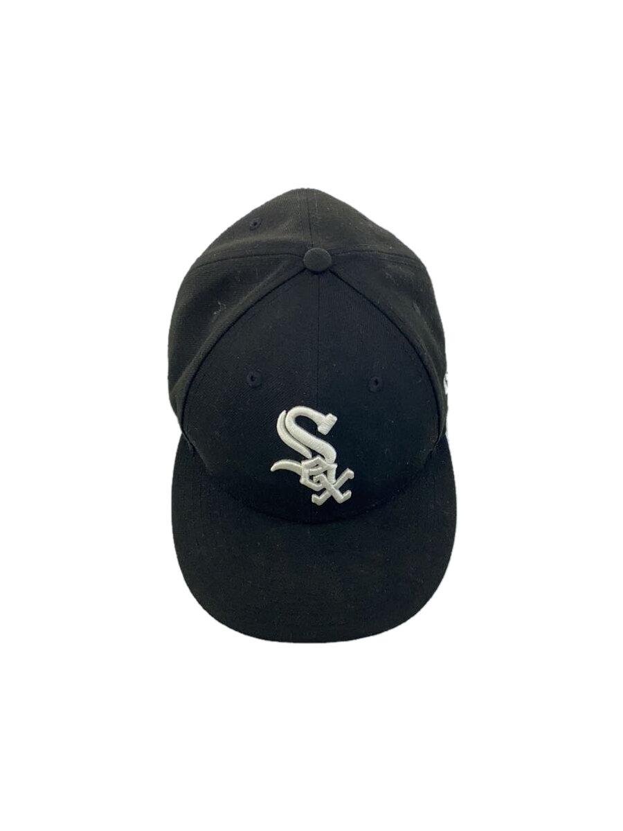 【中古】NEW ERA◆ヘッドウェア/7 5/8/ポリエステル/BLK/メンズ/RN11493 CA40289【服飾雑貨他】