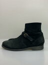 【中古】BUTTERO◆サイドジップブーツ/41/BLK/スウェード/B4413【シューズ】(4)