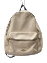 【中古】COACH◆リュック/レザー/CRM/F29004/汚れ有【バッグ】