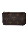 【中古】LOUIS VUITTON◆ポシェット・クレ_モノグラム・キャンバス_BRW/PVC/BRW/レディース【服飾雑貨他】(4)