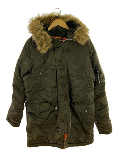 【中古】ALPHA INDUSTRIES◆ジャケット/L/ナイロン/カーキ/21093-276【メンズウェア】 【中古】ALPHA INDUSTRIES◆ジャケット/L/ナイロン/カーキ/21093-276【メンズウェア】