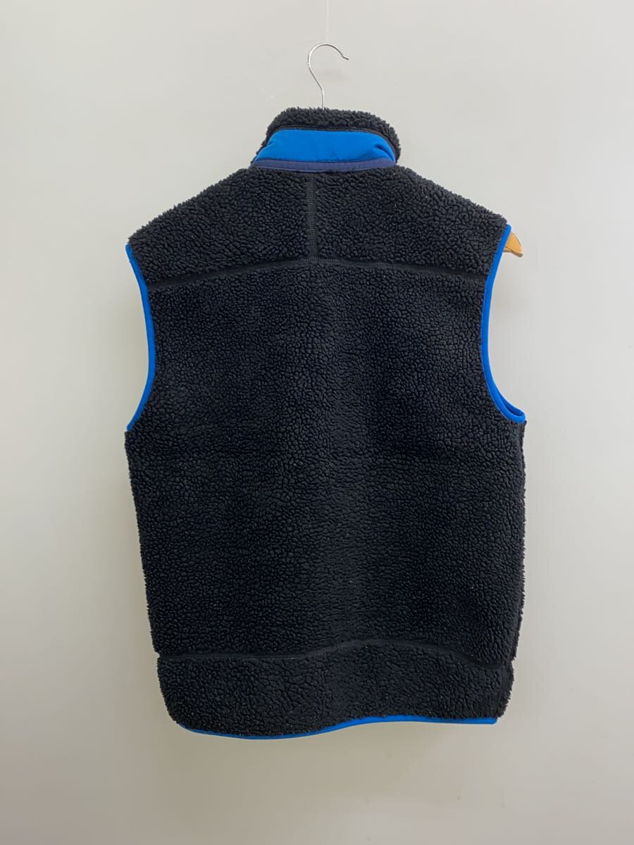 【中古】patagonia◆フリースベスト/S/ポリエステル/BLK/STY23048【メンズウェア】