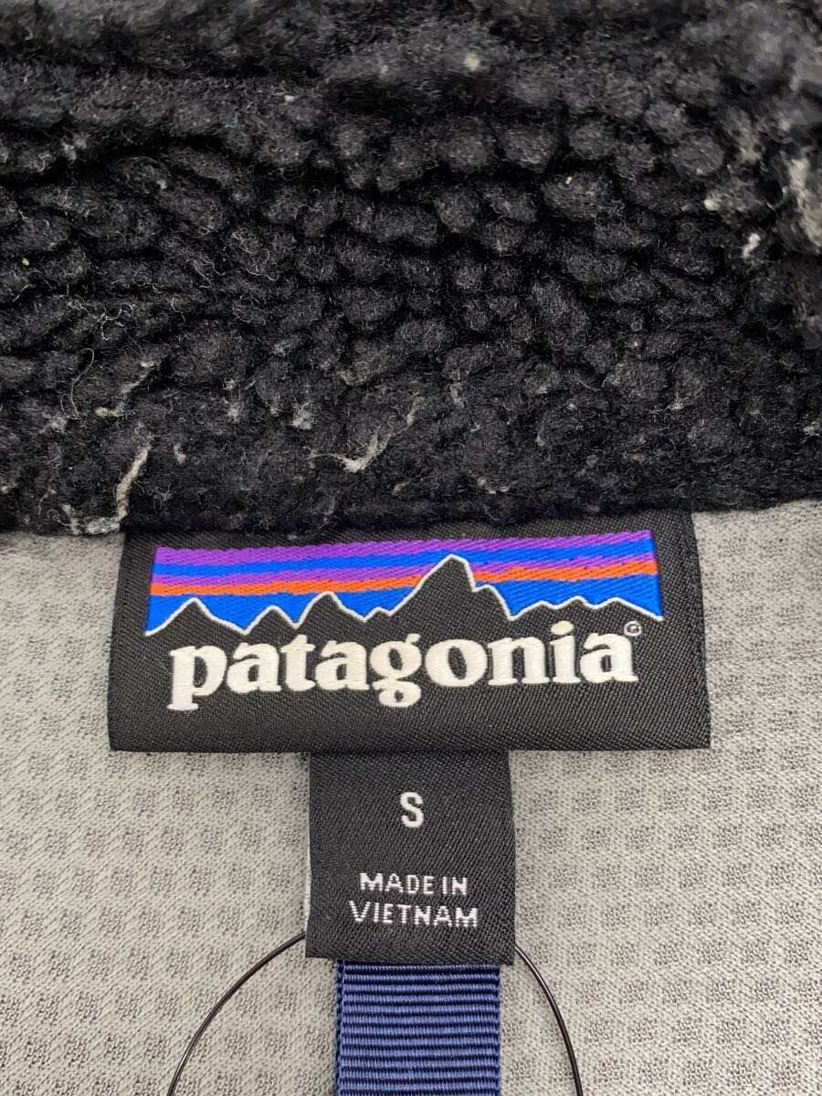 【中古】patagonia◆フリースベスト/S/ポリエステル/BLK/STY23048【メンズウェア】