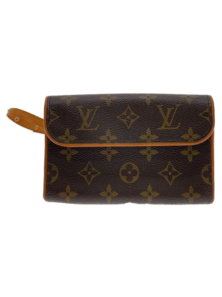LOUIS VUITTON - 【中古】LOUIS VUITTON◆ポシェット・フロランティーヌ_モノグラム・キャンバス_BRW/PVC/BRW【バッグ】