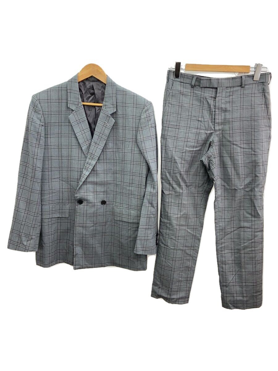 【中古】LITTLEBIG◆Check Semi-Double/セットアップ/1/ウール/GRY/LB201-JK03【メンズウェア】