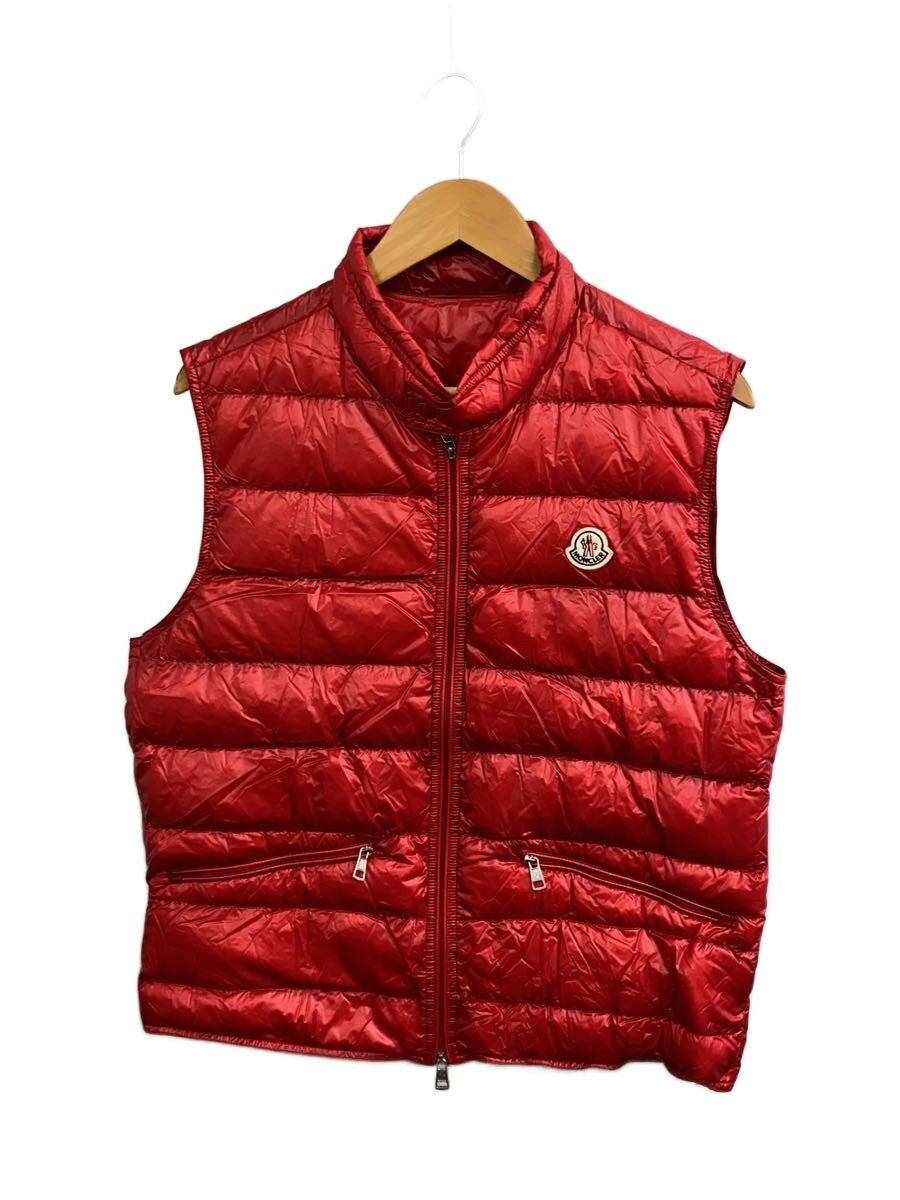 楽天市場】MONCLER ダウンベスト レッド（素材（生地・毛糸