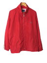 【中古】STUSSY◆ジャケット/--/ナイロン/RED/無地【メ