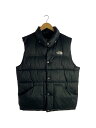 【中古】THE NORTH FACE◆CAMPING SHERA VEST/XL/ポリエステル/BLK【メンズウェア】