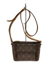 【中古】LOUIS VUITTON◆ヴィバ・シテPM_モノグラム・キャンバス/レザー/BRW/モノグラム【バッグ】