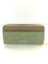 【中古】MICHAEL KORS◆長財布/--/GRN/レディース/32S2GT9E8T//【服飾雑貨他】