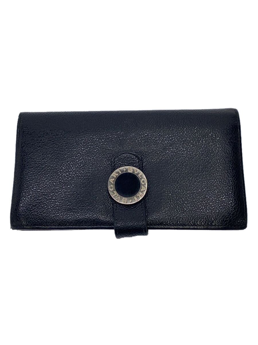 【中古】BVLGARI◆BVLGARI ブルガリ/長財布/レーヨン/BLK/メンズ【服飾雑貨他】