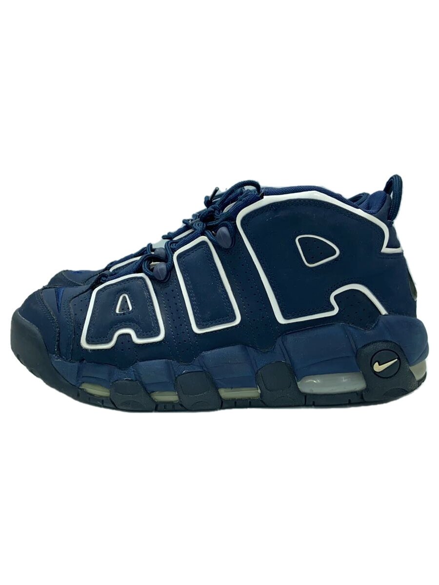 NIKE◆AIR MORE UPTEMPO 96/エアモアアップテンポ/ネイビー/921948-400/27cm/NVY