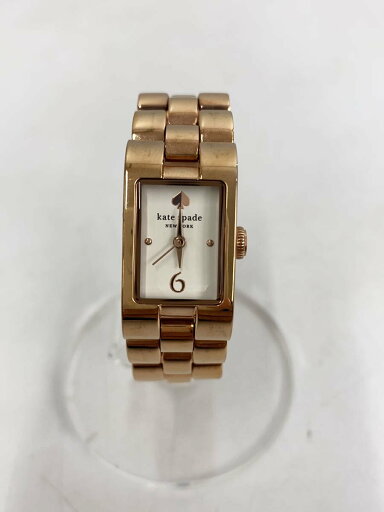 【中古】kate spade new york◆クォーツ腕時計/アナログ/ステンレス/WHT/GLD/SS/KSW1742//【服飾雑貨他】 【中古】kate spade new york◆クォーツ腕時計/アナログ/ステンレス/WHT/GLD/SS/KSW1742//【服飾雑貨他】