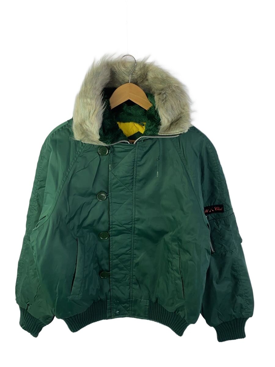 【中古】フライトジャケット/--/--/GRN/無地【メンズウェア】