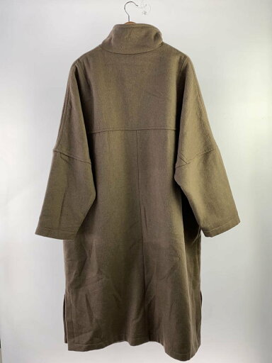 【中古】VULCAIN◆チェスターコート/M/ポリエステル/KHK/無地/213-1567【メンズウェア】