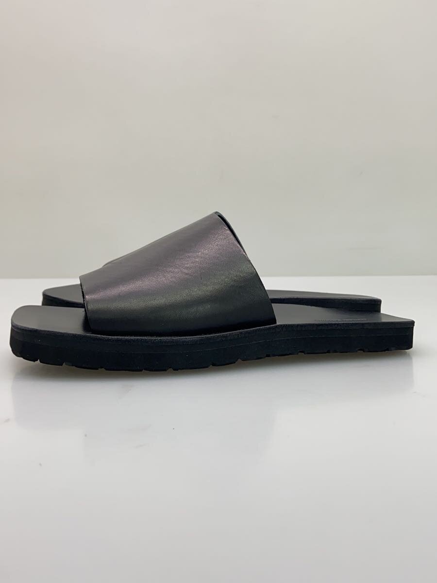 Hender Scheme◆HOUSE MADE // SLIDEサンダル/1/BLK/レザー/WT-RS-HS//