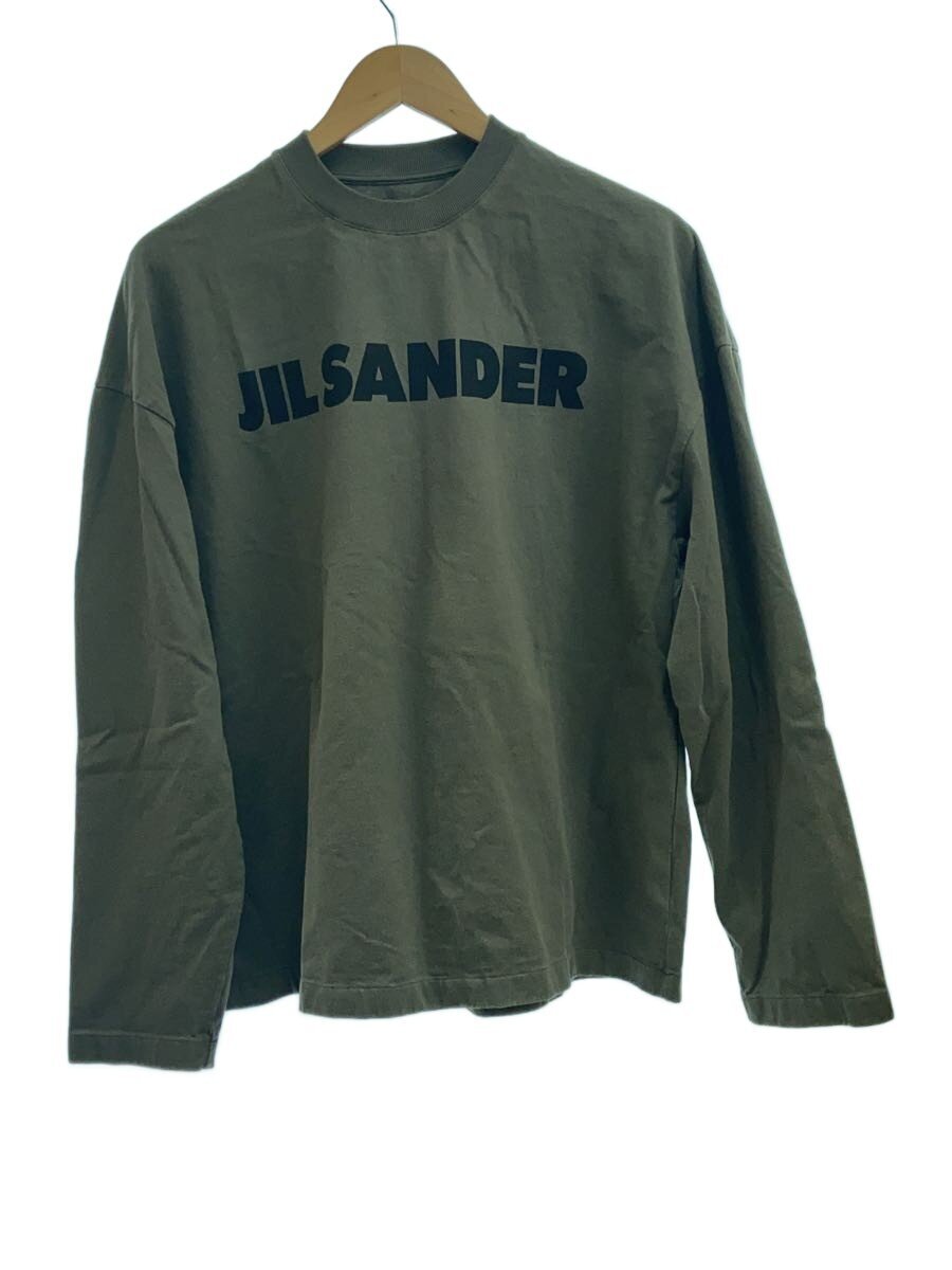 新品同様 ジルサンダー ロゴ入り 長袖Tシャツ XS カーキ 25年購入 正規品 楽天市場】ジルサンダー tシャツ（カラーカーキグリーン）の通販