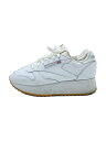 【中古】Reebok◆ローカットスニーカー/24.5cm/WHT/レザー/DV6472【シューズ】