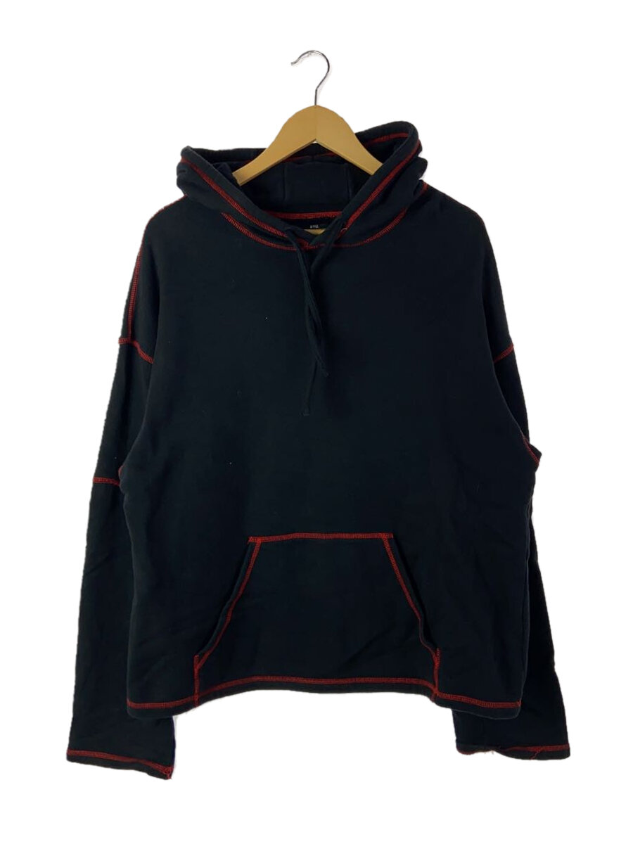 【中古】SYU.HOMME/FEMM◆パーカー/2/コットン/BLK/h17aw-04【メンズウェア】