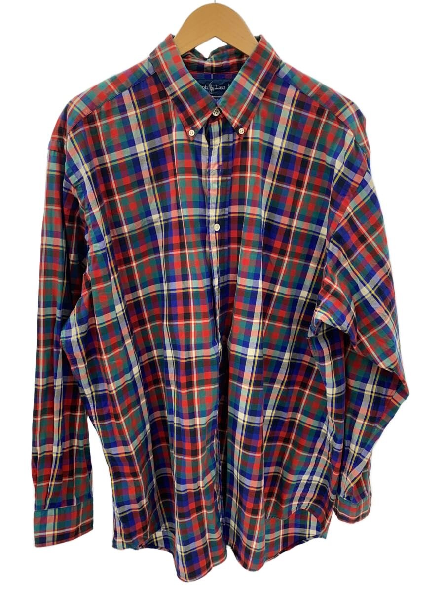 【ブランド】RALPH LAUREN 【ブランドカナ】ラルフローレン 【型番】 【程度】B 【サイズ】XL 【メインカラー】レッド 【素材・生地】コットン 【キーワード】　　 2026/02/20 セカンドストリート高槻店【1962】【中古】RALPH LAUREN◆90s/BLAKE/長袖シャツ ブランド RALPH LAUREN 型番 カラー レッド 柄 チェック 素材・生地 コットン>色・素材について サイズ XL>サイズ表示について 実寸（cm） 【シャツ】 肩幅：57 / 身幅：75 / 着丈：81 / 袖丈：63 / ゆき：93 【その他】 その他サイズ：/ 商品は　セカンドストリート高槻店の店頭にて販売しております。商品に関するお問合わせは、お電話(TEL:072-662-3811)にて、問合わせ番号：2319626748028をお伝えください。 配送方法やお支払い方法に関するお問い合わせは、サポートセンターまでご連絡をお願いします。 ※お電話の対応は営業時間内のみとなります。お問い合わせフォームでお問い合わせの際はご注文番号をご記入下さい この商品に関する出品店舗からのコメント 中古品(状態有等)写真では確認しづらいダメージや汚れがある場合がございます。店頭での併売商品ですので、多少商品状態が変化する場合がございます。ご了承の上ご購入お願い致します。商品に関するお問い合わせは、出品店鋪情報に記載された店鋪までお問い合わせください。