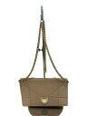 【中古】Christian Dior◆ディオラマ/チェーン/ショルダーバッグ/レザー/ピンク/小傷有【バッグ】