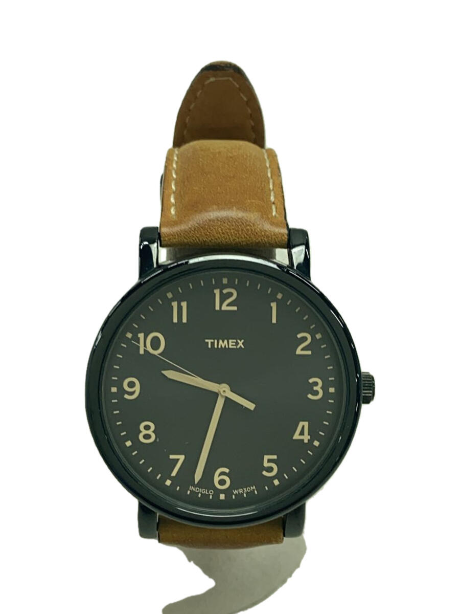 【中古】TIMEX◆クォーツ腕時計/アナ