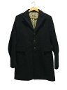【中古】Robes&Confections◆カシミア混/チェスターコート/--/ウール/BLK/無地//【メンズウェア】(4)