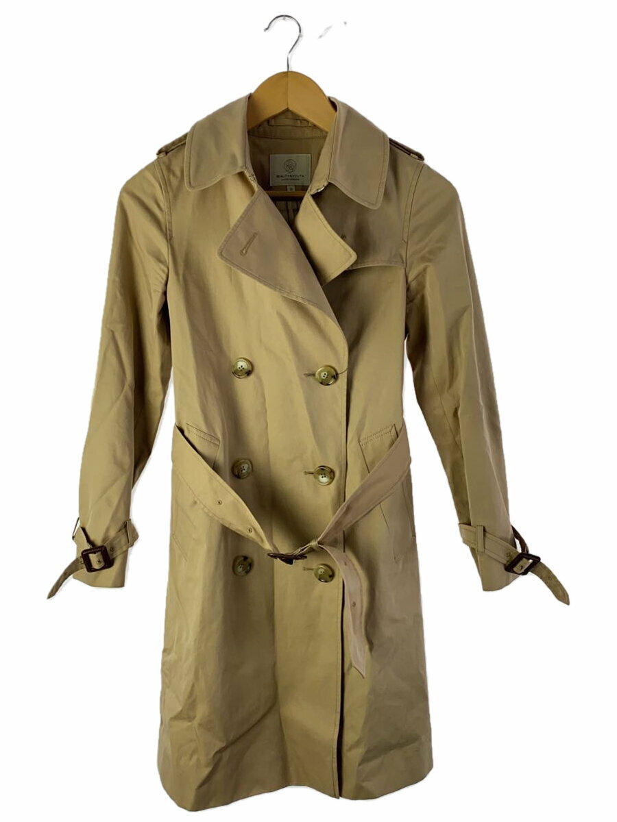【中古】6(ROKU) BEAUTY & YOUTH UNITED ARROWS◆コート/S/コットン/BEG/1625-139-3776【レディースウェア】