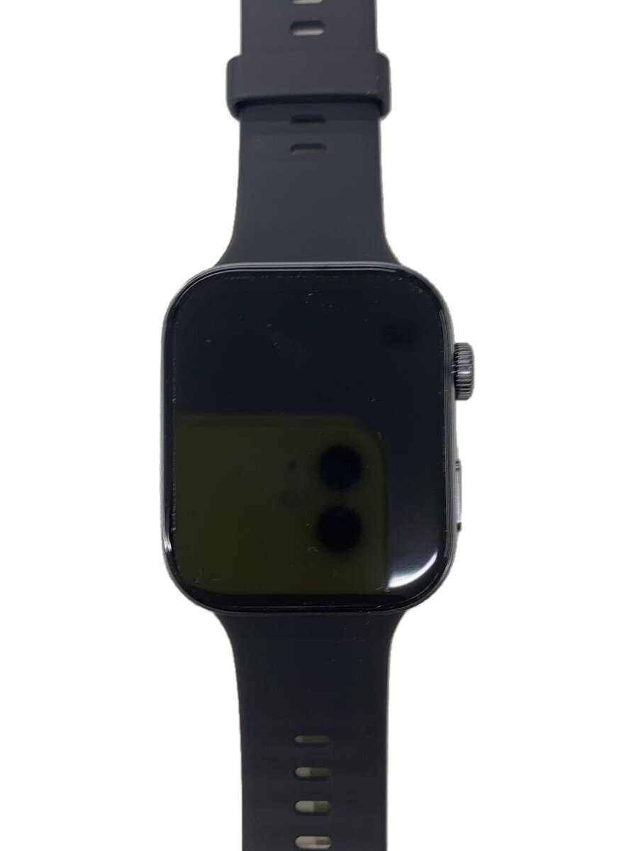 【中古】エーユー◆スマートウォッチ/デジタル/ラバー/BLK/BLK/ーー【服飾雑貨他】