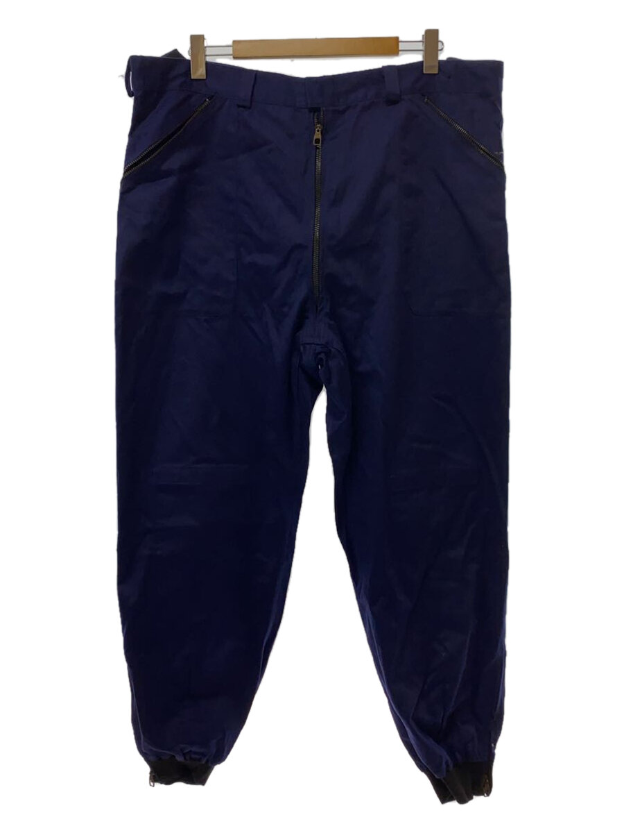 【中古】FRENCH MILITARY◆70s/dog trainer/オーバーオール/コットン/ネイビー/無地【メンズウェア】