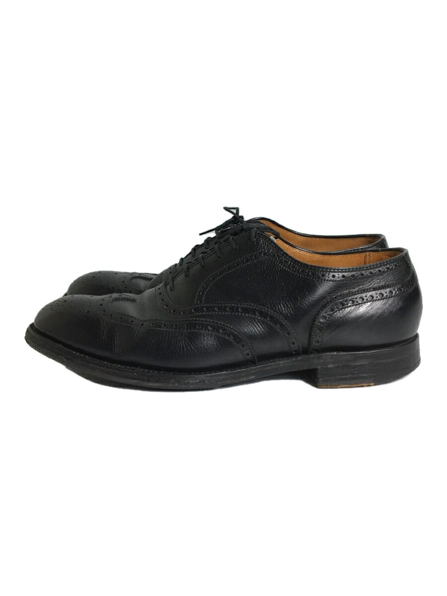 【中古】Alden◆ドレスシューズ/US8.5/BLK/レザー/916【シューズ】