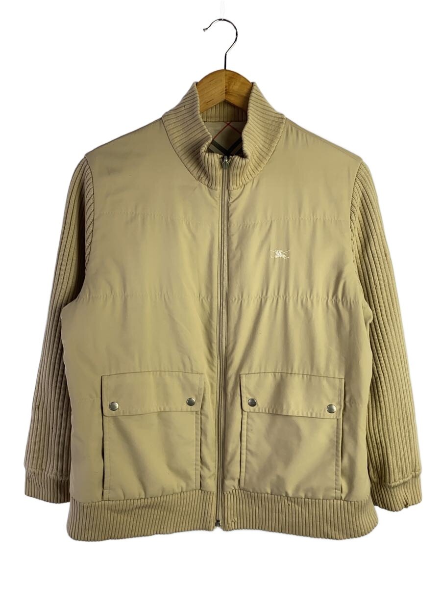 BURBERRY GOLF◆ブルゾン/LL/ウール/BEG/チェック/BGT96-560-40