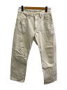 【中古】Levi’s Lefty Jeans by Takahiro Kuraishi◆ボトム/31/コットン/WHT/汚れ有【メンズウェア】