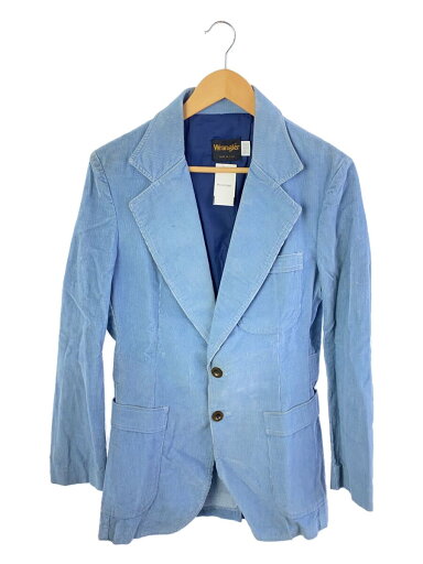 【中古】WRANGLER◆80S/USA製/テーラードジャケット/--/コーデュロイ/BLU/汚れ有【メンズウェア】 【中古】WRANGLER◆80S/USA製/テーラードジャケット/--/コーデュロイ/BLU/汚れ有【メンズウェア】