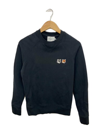 【中古】MAISON KITSUNE◆スウェット/XXS/コットン/BLK/FM00358KM0002【メンズウェア】 【中古】MAISON KITSUNE◆スウェット/XXS/コットン/BLK/FM00358KM0002【メンズウェア】
