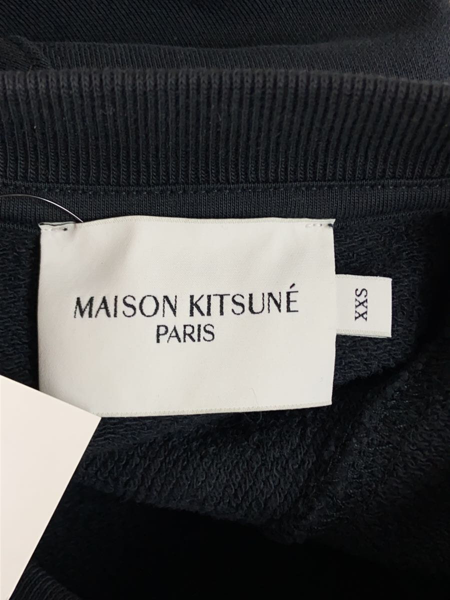 【中古】MAISON KITSUNE◆スウェット/XXS/コットン/BLK/FM00358KM0002【メンズウェア】