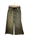 【中古】DIESEL◆ボトム/26/コットン/BRW/無地【レディースウェア】