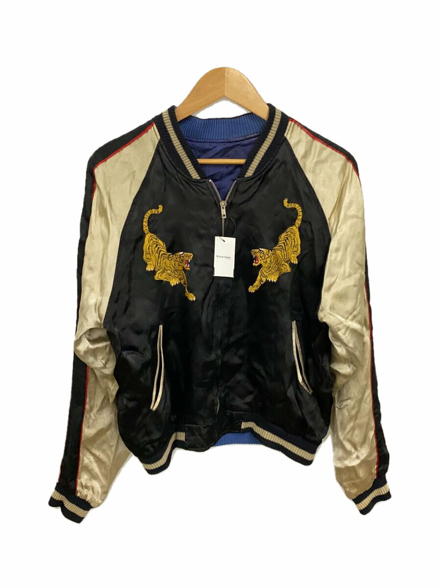【中古】BackStreetCrawler◆スカジャン/M/レーヨン/BLK【メンズウェア】
