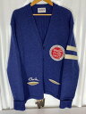 【中古】WEIRDO◆CHARLIE - CARDIGAN/カーディガン(厚手)/XL/ウール/NVY/WRD-24AW-11【メンズウェア】