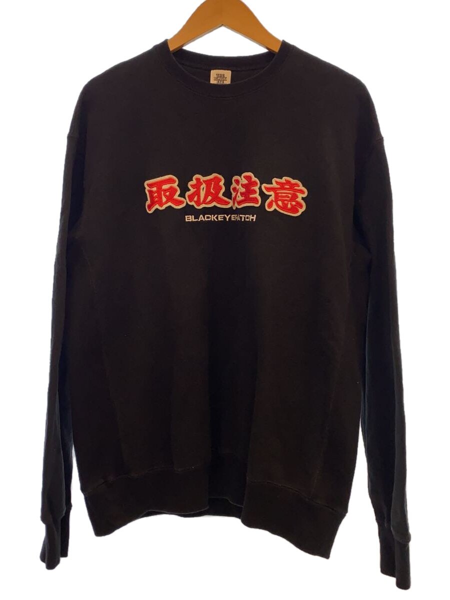 【中古】THE BLACK EYE PATCH◆取扱注意/スウェット/L/コットン/BLK【メンズウェア】