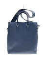 【中古】LOUIS VUITTON◆アントン・トート_タイガ_BLU/牛革/BLU【バッグ】