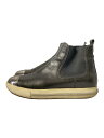 【中古】MIU MIU◆サイドゴアブーツ/37/BLK/レザー【シューズ】