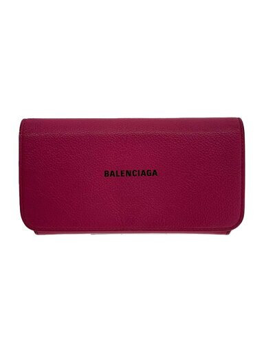 【中古】BALENCIAGA◆長財布/レザー/PNK/レディース/594289・5660・V・5322/汚れ有【服飾雑貨他】 【中古】BALENCIAGA◆長財布/レザー/PNK/レディース/594289・5660・V・5322/汚れ有【服飾雑貨他】