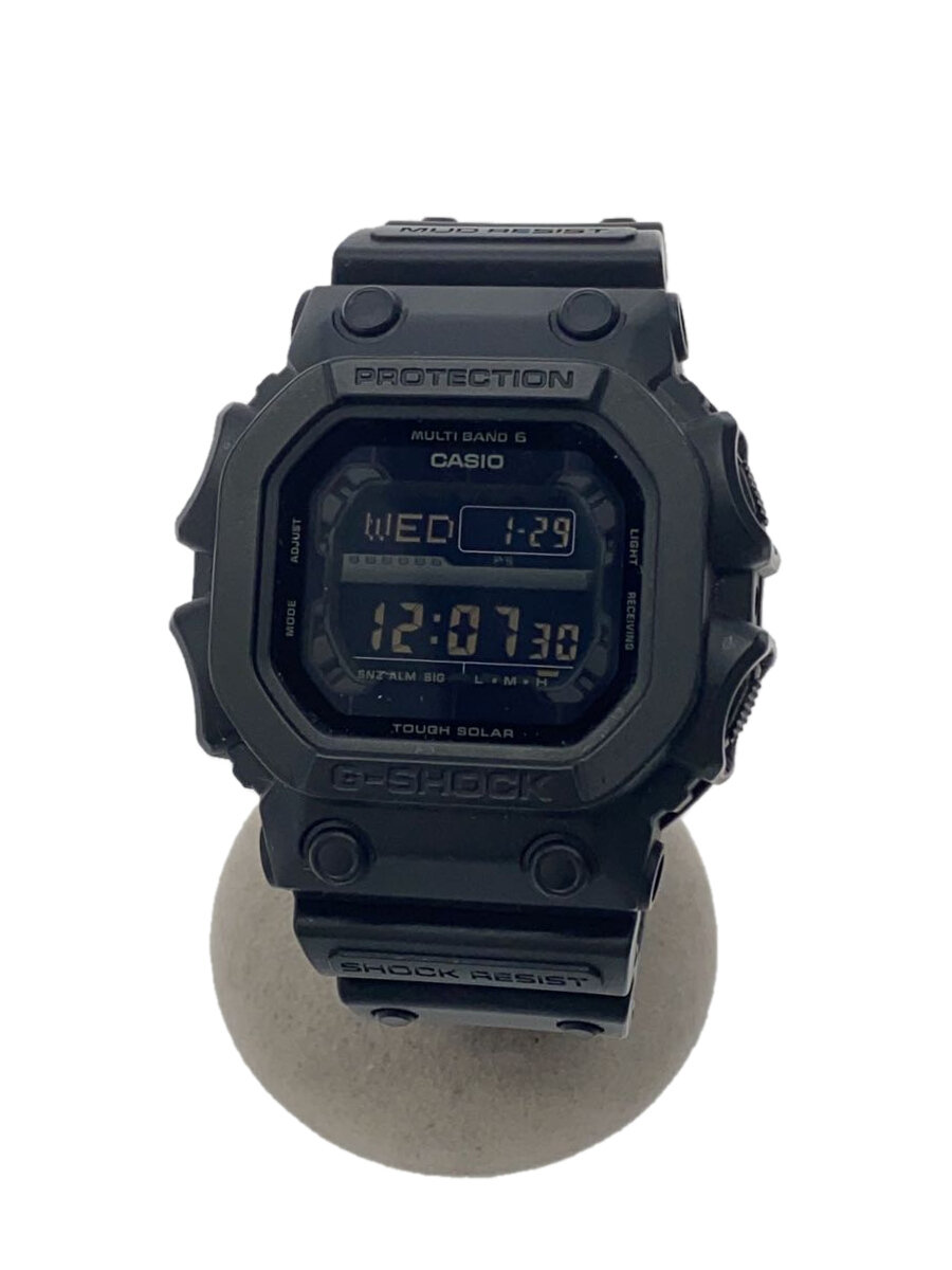 【中古】CASIO◆ソーラー腕時計・G-SHOCK/デジタル/ラバー/BLK/BLK【服飾雑貨他】
