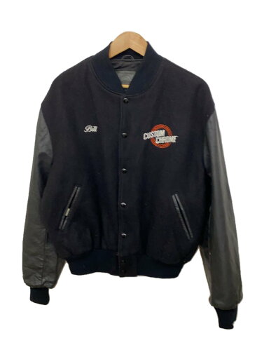 【中古】GOLDEN BEAR◆スタジャン/XL/ウール/BLK/USA製/【メンズウェア】 【中古】GOLDEN BEAR◆スタジャン/XL/ウール/BLK/USA製/【メンズウェア】