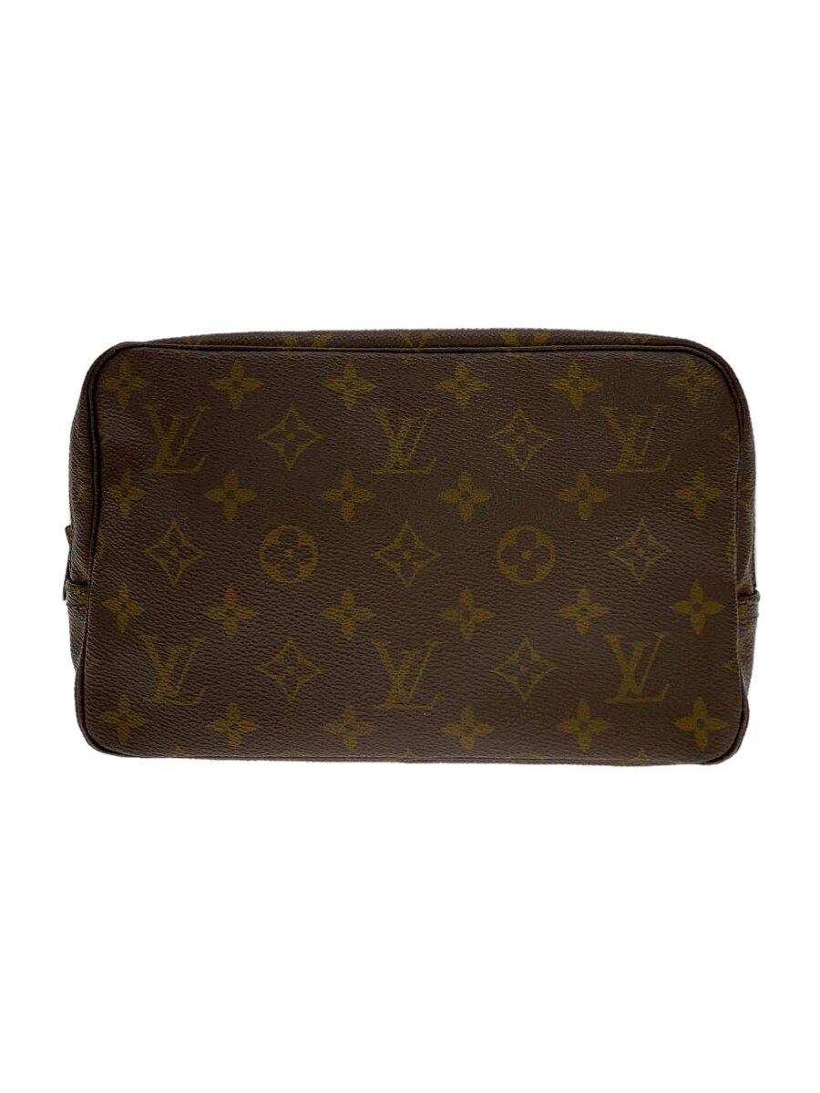 【中古】LOUIS VUITTON◆トゥルース・トワレット23_モノグラム・キャンバス_BRW/PVC/BRW//【バッグ】