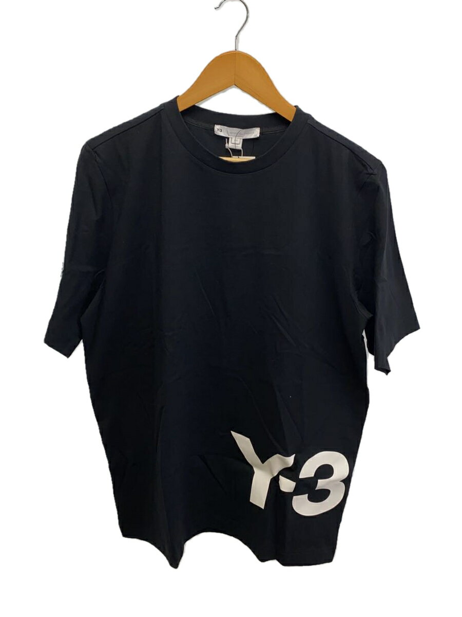 【中古】Y-3◆Tシャツ/M/コットン/BLK/無地/HG6093【メンズウェア】