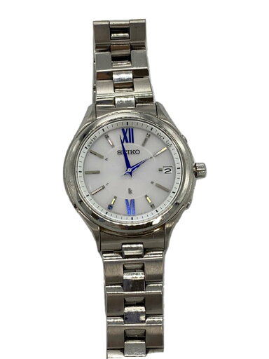 【中古】SEIKO◆ソーラー腕時計/アナログ/シルバー/7b24-0bk0【服飾雑貨他】 【中古】SEIKO◆ソーラー腕時計/アナログ/シルバー/7b24-0bk0【服飾雑貨他】