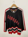 【中古】LIBERAL ARTS◆LA GAME SHIRT/トップス/FREE/アクリル/BLK/LA-09-03-0223/RED【メンズウェア】(4)